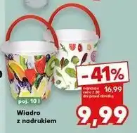 Kaufland Wiadro plastikowe z nadrukiem poj. 10 l oferta