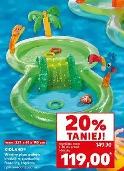 Kaufland Wodny plac zabaw 257 x 61 145 cm Kidland oferta