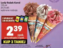 Delikatesy Centrum Lody Rożek Koral oferta