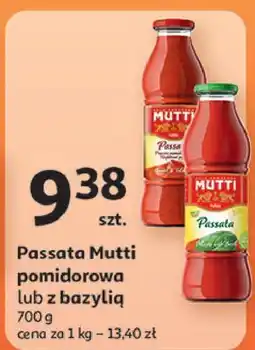 Auchan Passata pomidorowa z bazylią Mutti oferta