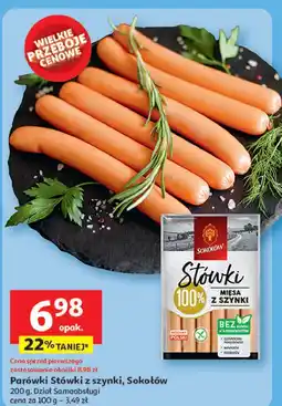 Auchan Parówki stówki Sokołów oferta