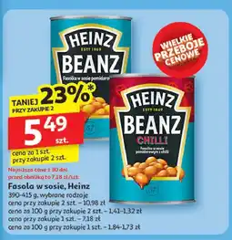 Auchan Fasolka w sosie pomidorowym Heinz oferta