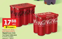 Auchan Napój Coca-Cola Zero oferta