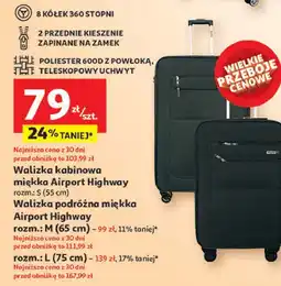 Auchan Walizka highway 75 cm Airport oferta