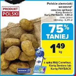Carrefour Ziemniaki wczesne polska oferta