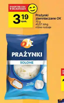 Delikatesy Centrum Prażynki ziemniaczane OK solone oferta