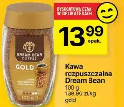 Delikatesy Centrum Kawa rozpuszczalna Dream Bean Gold oferta