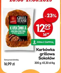 Żabka Karkówka grillowa Sokołów Grill House oferta