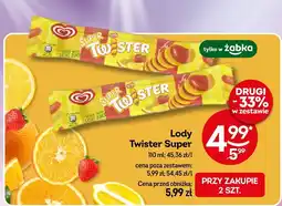 Żabka Lody Twister Super Algida oferta