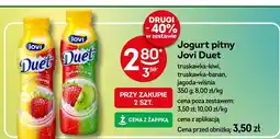 Żabka Jogurt pitny Jovi Duet truskawka-kiwi oferta