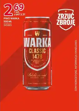 Selgros Piwo Warka oferta