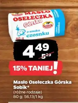 Netto Masło OSEŁECZKA GÓRSKA SOBIK oferta