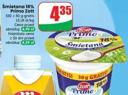 Dino Śmietana 18% Primo Zott oferta
