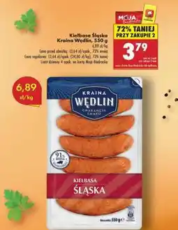 Biedronka Kiełbasa Śląska Kraina Wędlin 550 g oferta