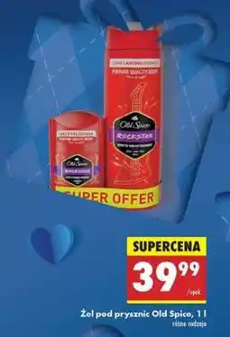 Biedronka Żel pod prysznic Old Spice, 1 l oferta