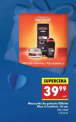 Biedronka Maszynki do golenia Gillette Blue 3 Comfort, 12 szt oferta