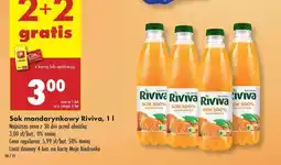 Biedronka Sok mandarynkowy Riviva, 1 l oferta