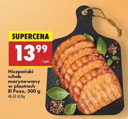 Biedronka Hiszpański schab marynowany w plastrach El Pozo 300 g oferta