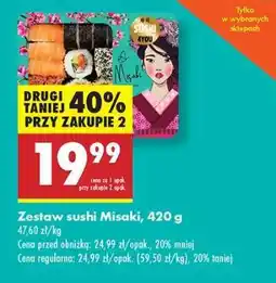 Biedronka Zestaw sushi Misaki 420 g oferta