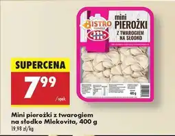 Biedronka Mini pierożki z twarogiem na słodko Mlekovita, 400 g oferta