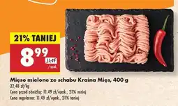 Biedronka Mięso mielone ze schabu Kraina Mięs 400 g oferta