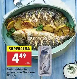 Biedronka Świeża dorada patroszona Marinero oferta