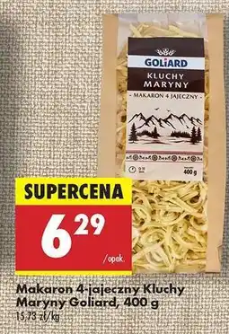 Biedronka Makaron 4-jajeczny Kluchy Maryny Goliard, 400 g oferta