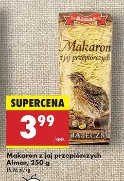 Biedronka Makaron z jaj przepiórczych Almar 250 g oferta