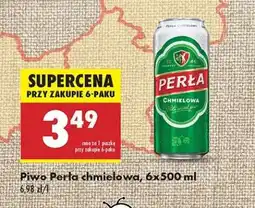 Biedronka Piwo Perła chmielowa, 6x500 ml oferta