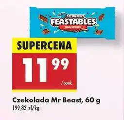 Biedronka Czekolada Mr Beast, 60 g oferta