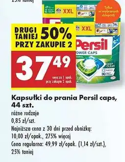 Biedronka Kapsułki do prania Persil caps, 44 szt oferta