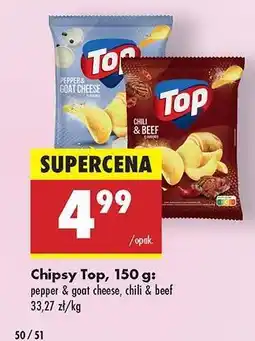 Biedronka Chipsy Top, 150 g oferta