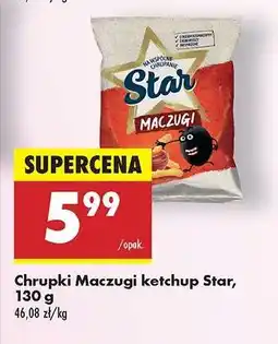 Biedronka Chrupki maczugi ketchup Star, 130 g oferta