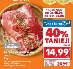 Kaufland Karkówka wieprzowa oferta