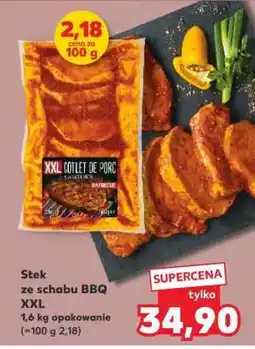 Kaufland Stek ze schabu BBQ XXL oferta