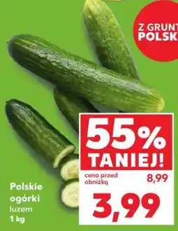 Kaufland Polskie ogórki, luzem 1 kg oferta