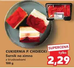 Kaufland Sernik na zimno z truskawkami oferta