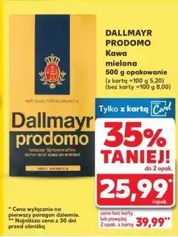Kaufland DALLMAYR PRODOMO oferta