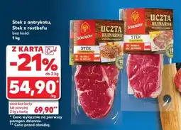 Kaufland Stek z antrykotu Stek z rostbefu oferta