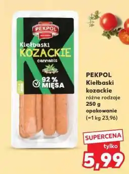 Kaufland PEKPOL Kiełbaski kozakcie oferta