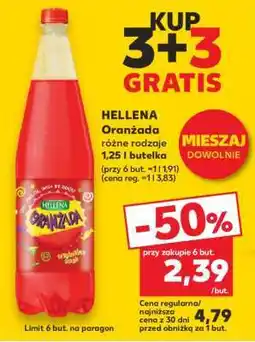 Kaufland HELLENA Oranżada różne rodzaje 1,25 l butelka oferta