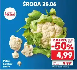 Kaufland Polski kalafior sztuka oferta