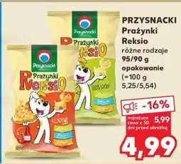 Kaufland PRZYSNACKI Prażynki Reksio oferta