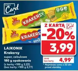 Kaufland LAJKONIK Krakersy oferta