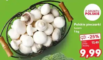 Kaufland Polskie pieczarki luzem 1 kg oferta