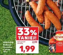 Kaufland SOKOŁÓW Kiełbasa biesiadna z serem 100 g oferta