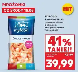 Kaufland MYFOOD Krewetki 16–20 oferta