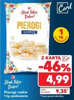 Kaufland Pierogi ruskie 1 kg opakowanie oferta