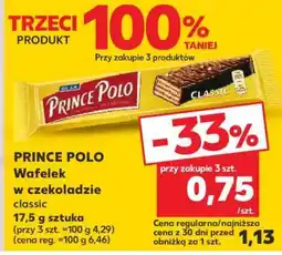 Kaufland PRINCE POLO Wafelek w czekoladzie Classic oferta