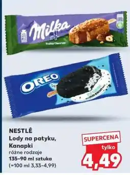 Kaufland NESTLÉ Lody na patyku, Kanapki oferta